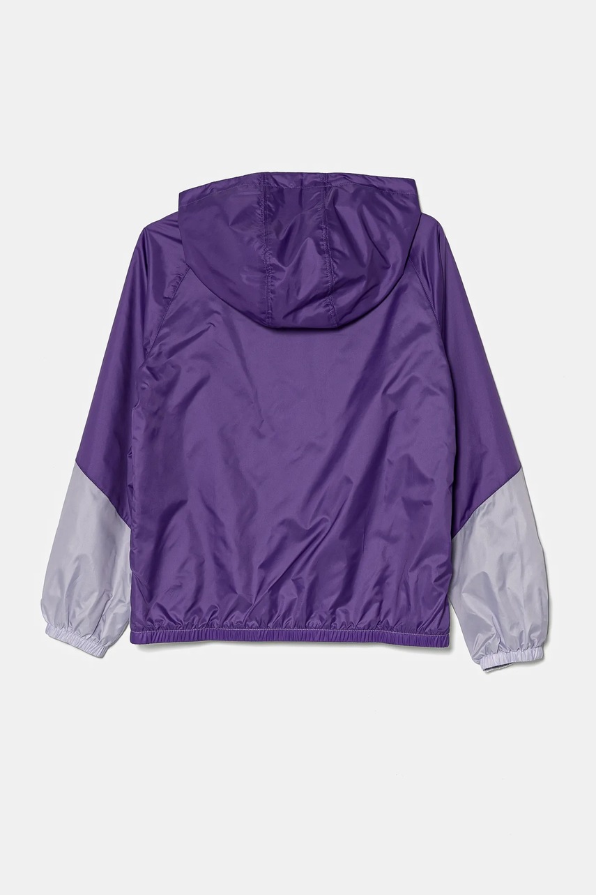 Дитяча куртка Under Armour SPORT WINDBREAKER JKT колір фіолетовий 1384206 Дитяча куртка Under Armour SPORT WINDBREAKER JKT колір фіолетовий 1384206