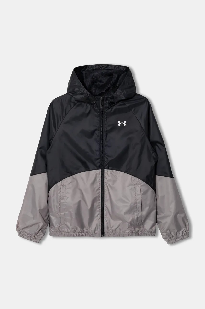 Under Armour geaca copii SPORT WINDBREAKER JKT culoarea negru, 1384206 Under Armour geaca copii SPORT WINDBREAKER JKT culoarea negru, 1384206