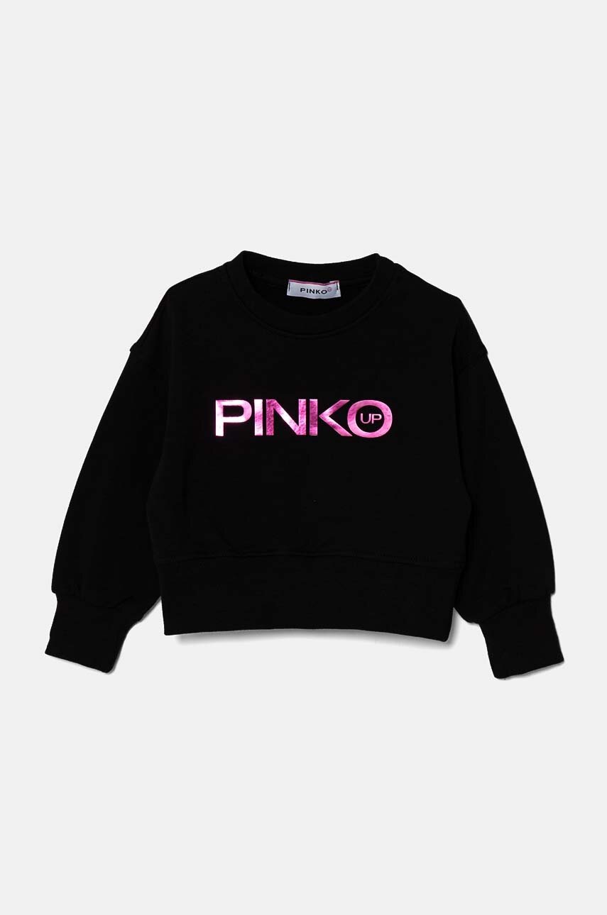 

Детски суичър Pinko Up в черно с принт F4PIBGSW183, Черен