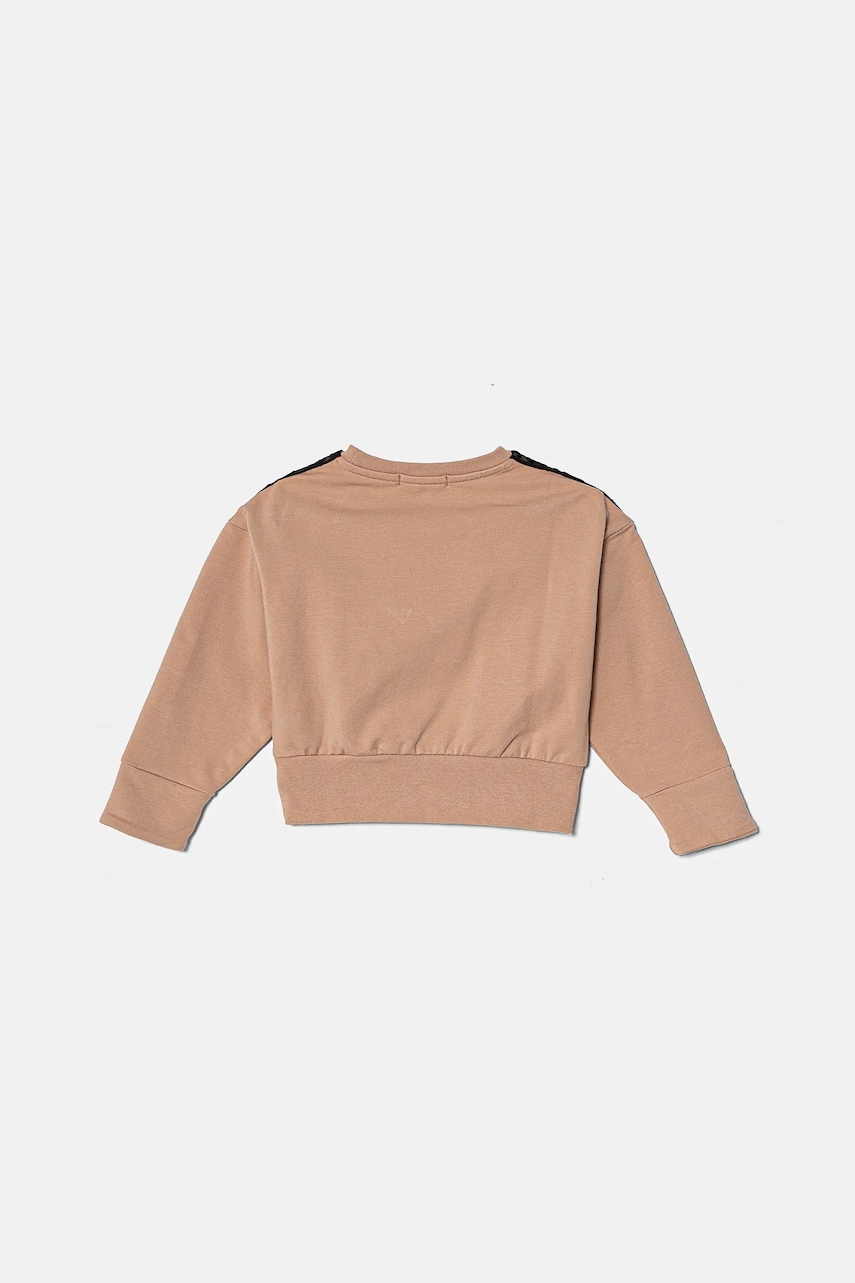 Детская кофта Pinko Up цвет оранжевый с аппликацией F4PIBGSW190 Детская кофта Pinko Up цвет оранжевый с аппликацией F4PIBGSW190