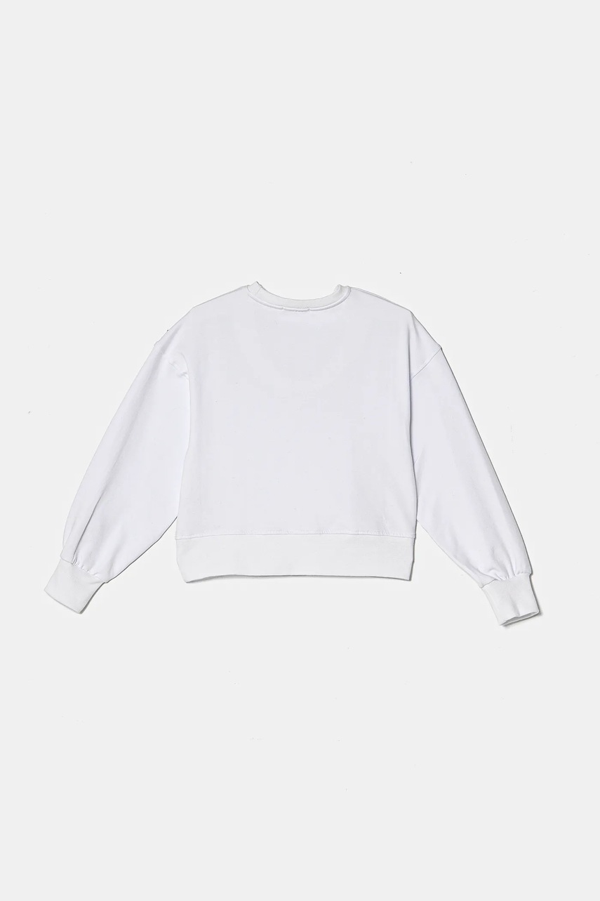 Детская кофта Pinko Up цвет белый с аппликацией F4PIJGSW064 Детская кофта Pinko Up цвет белый с аппликацией F4PIJGSW064