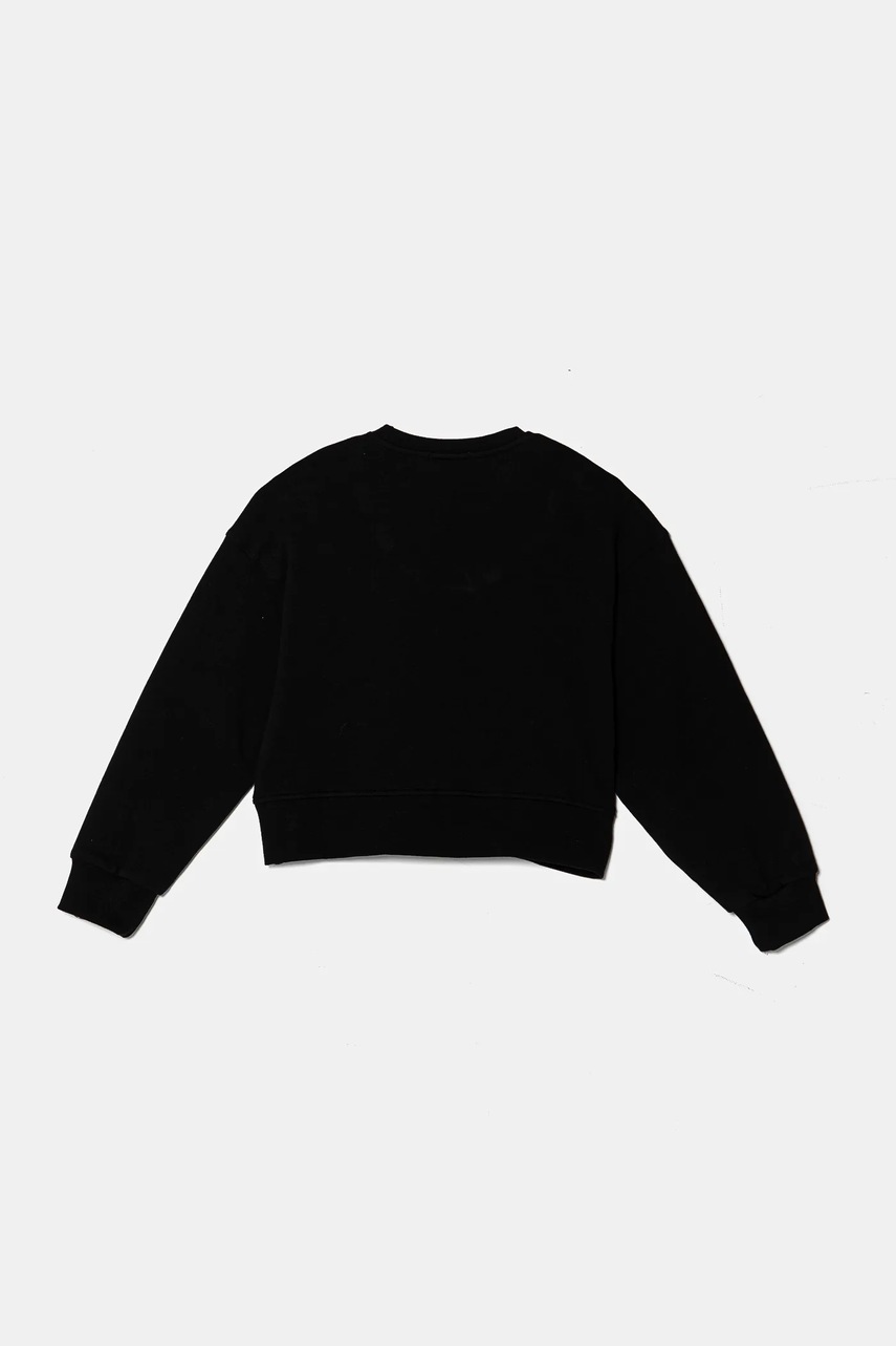 Детская кофта Pinko Up цвет чёрный с аппликацией F4PIJGSW064