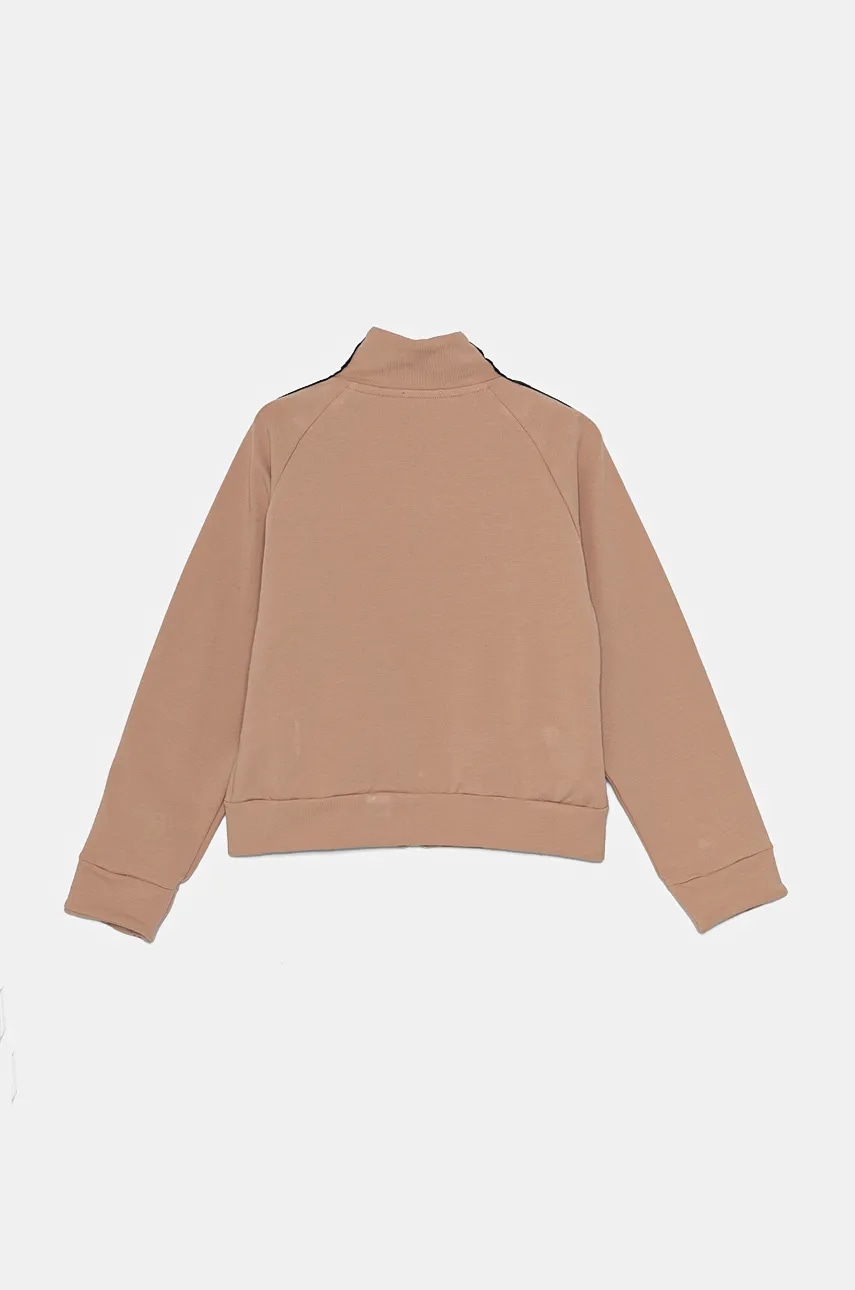 Детская кофта Pinko Up цвет оранжевый с аппликацией F4PIJGZS077 Детская кофта Pinko Up цвет оранжевый с аппликацией F4PIJGZS077