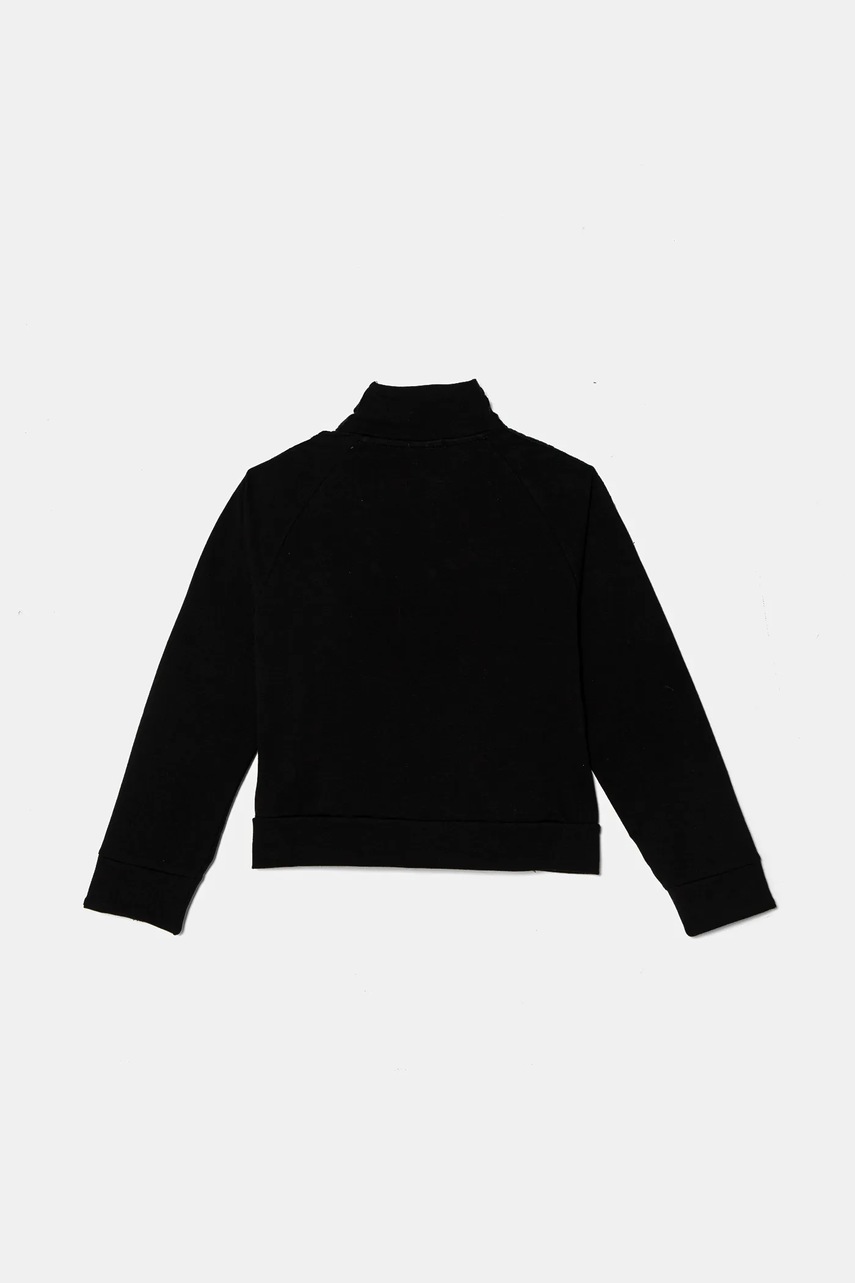 Детская кофта Pinko Up цвет чёрный с аппликацией F4PIJGZS077 Детская кофта Pinko Up цвет чёрный с аппликацией F4PIJGZS077