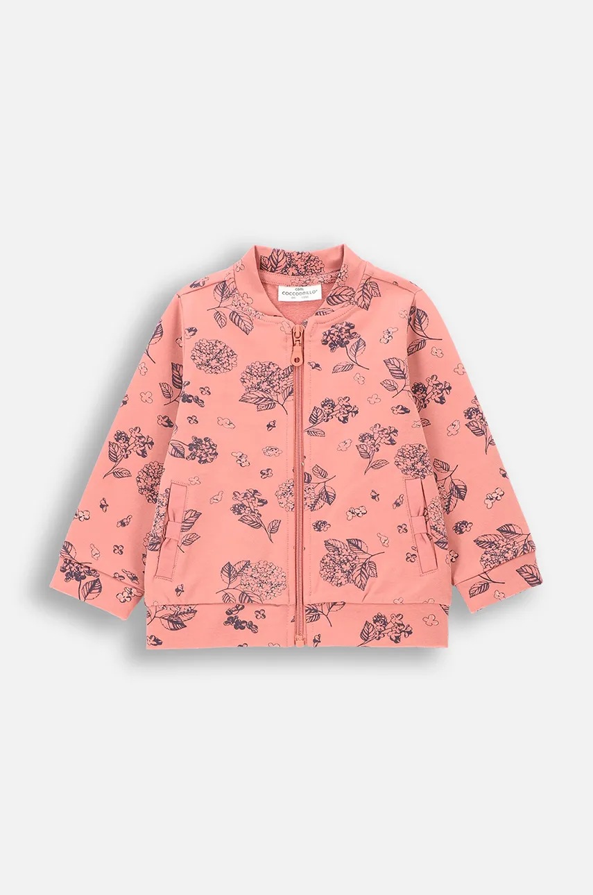 Coccodrillo bluza copii culoarea roz, modelator, FLOWERS GIRL NEWBORN