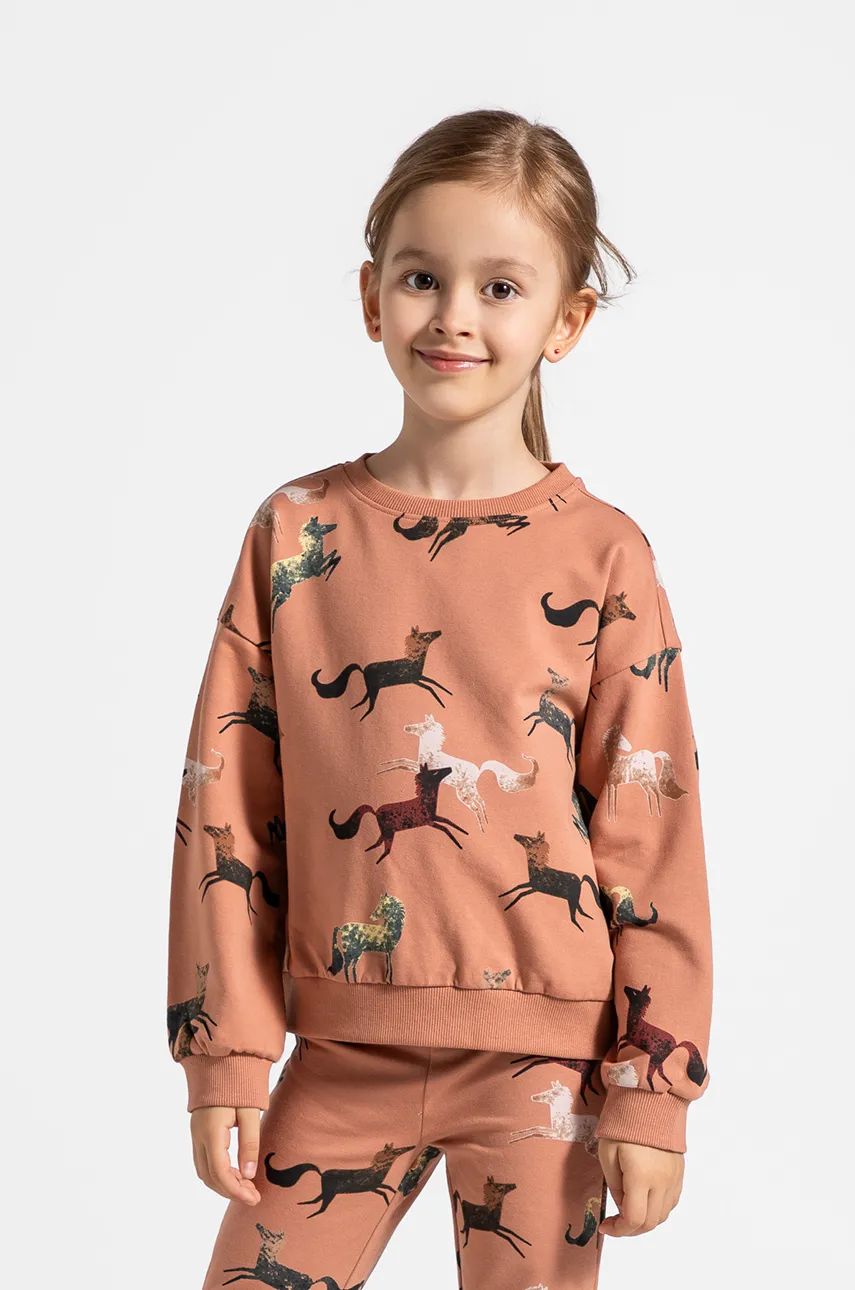 Coccodrillo bluza copii culoarea roz, modelator, RODEO GIRL KIDS