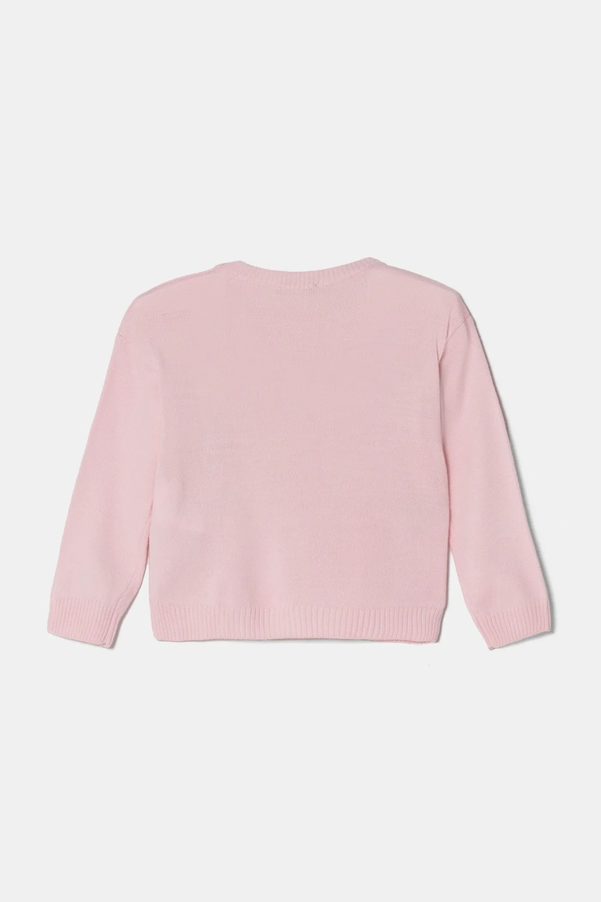 Детский свитер United Colors of Benetton цвет розовый лёгкий 1070H102K