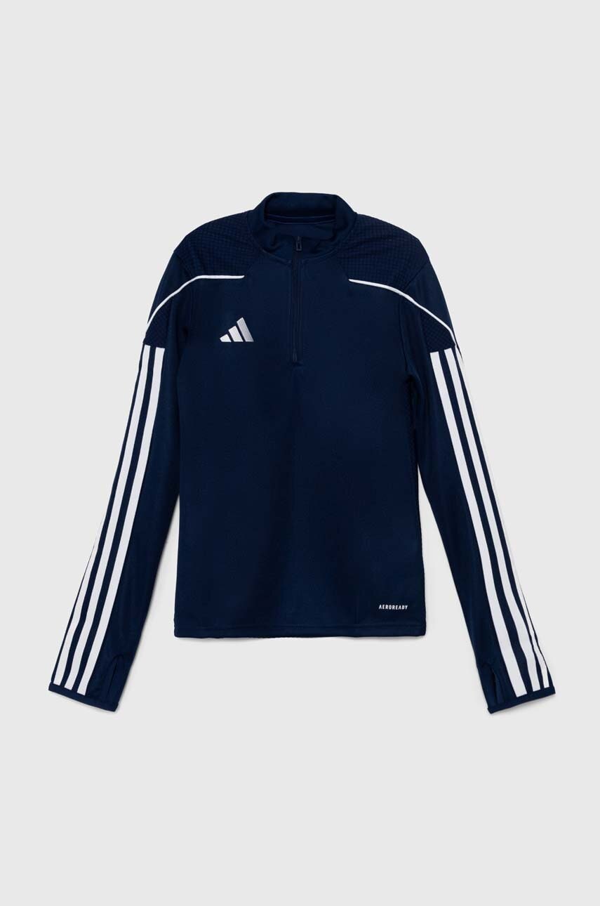 adidas Performance bluza copii TIRO23L TR TOPY culoarea albastru marin, modelator, HS3488