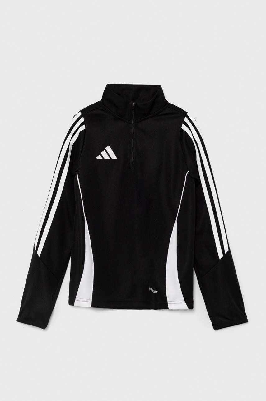 Levně Dětská mikina adidas Performance TIRO24 TRTOPY černá barva, vzorovaná, IJ9952