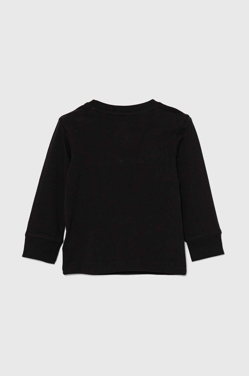 Дитячий лонгслів adidas Originals LONG SLEEVE колір чорний однотонний IW1006