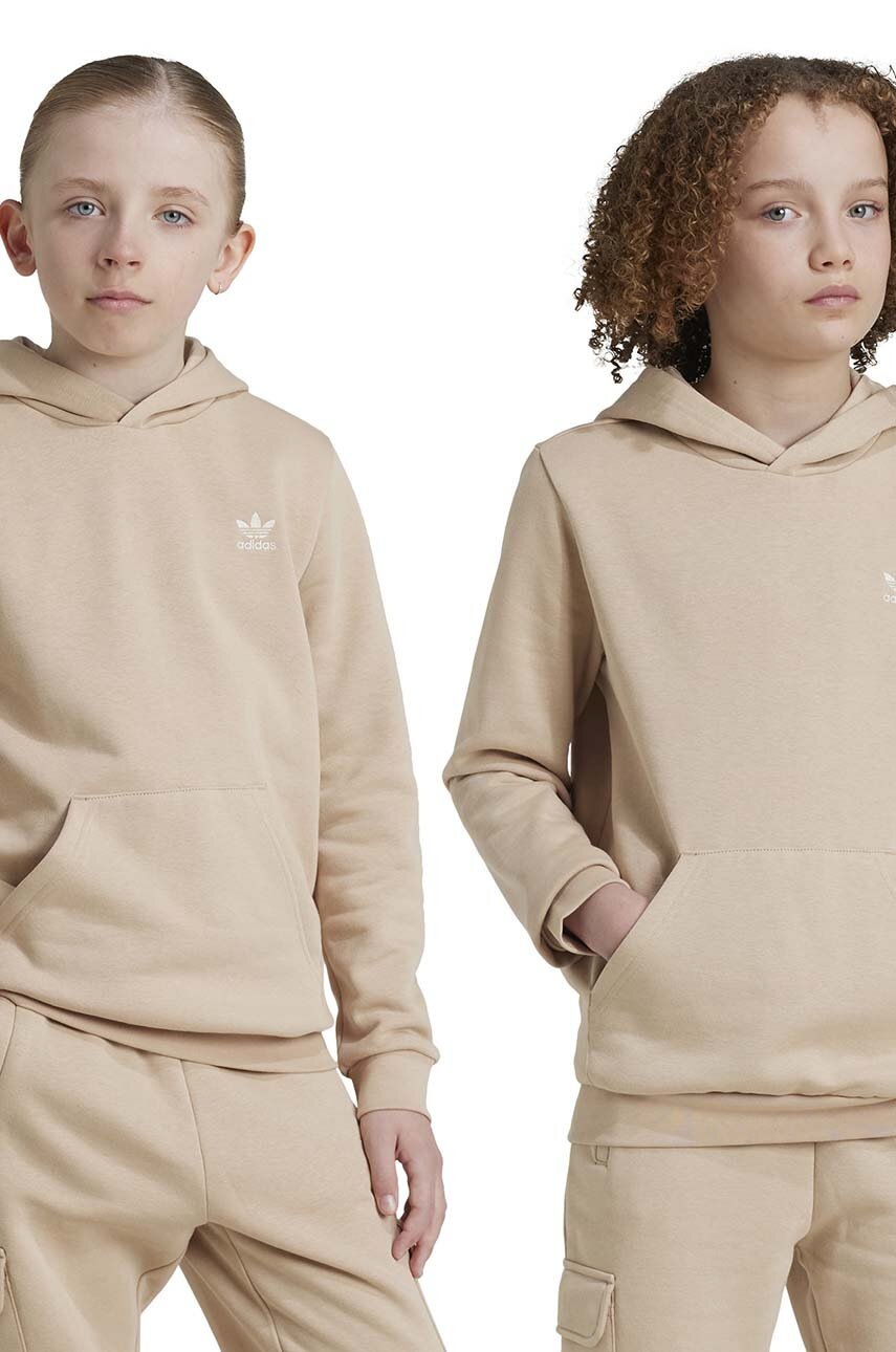 

Детски суичър adidas Originals HOODIE в бежово с качулка с изчистен дизайн IX5283, Бежов
