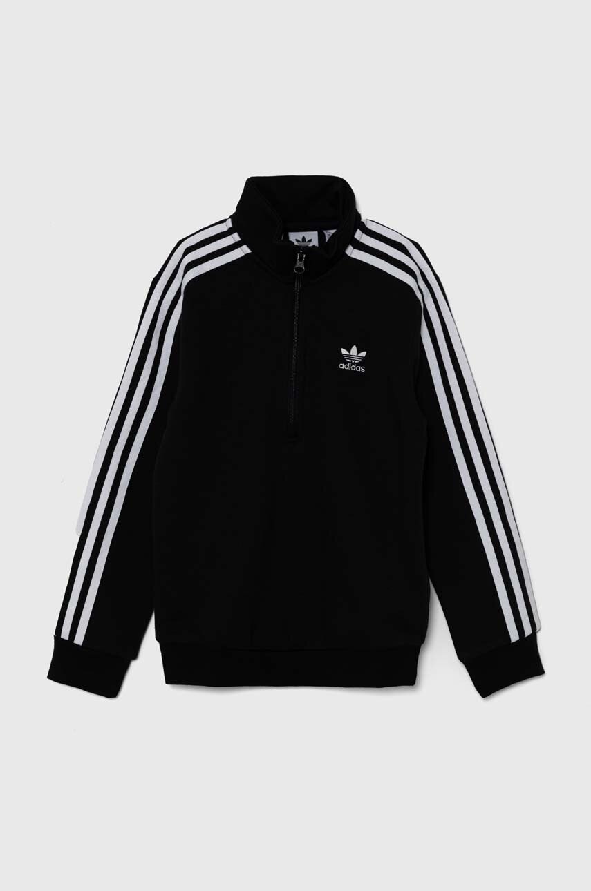 Детская кофта adidas Originals HZ SWEATSHIRT цвет чёрный с аппликацией IY7450 Детская кофта adidas Originals HZ SWEATSHIRT цвет чёрный с аппликацией IY7450