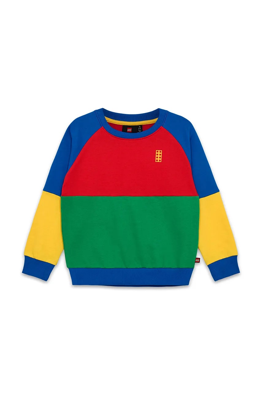 

Детски памучен суичър Lego LWSCOUT 615 в синьо с десен 12011337, Син