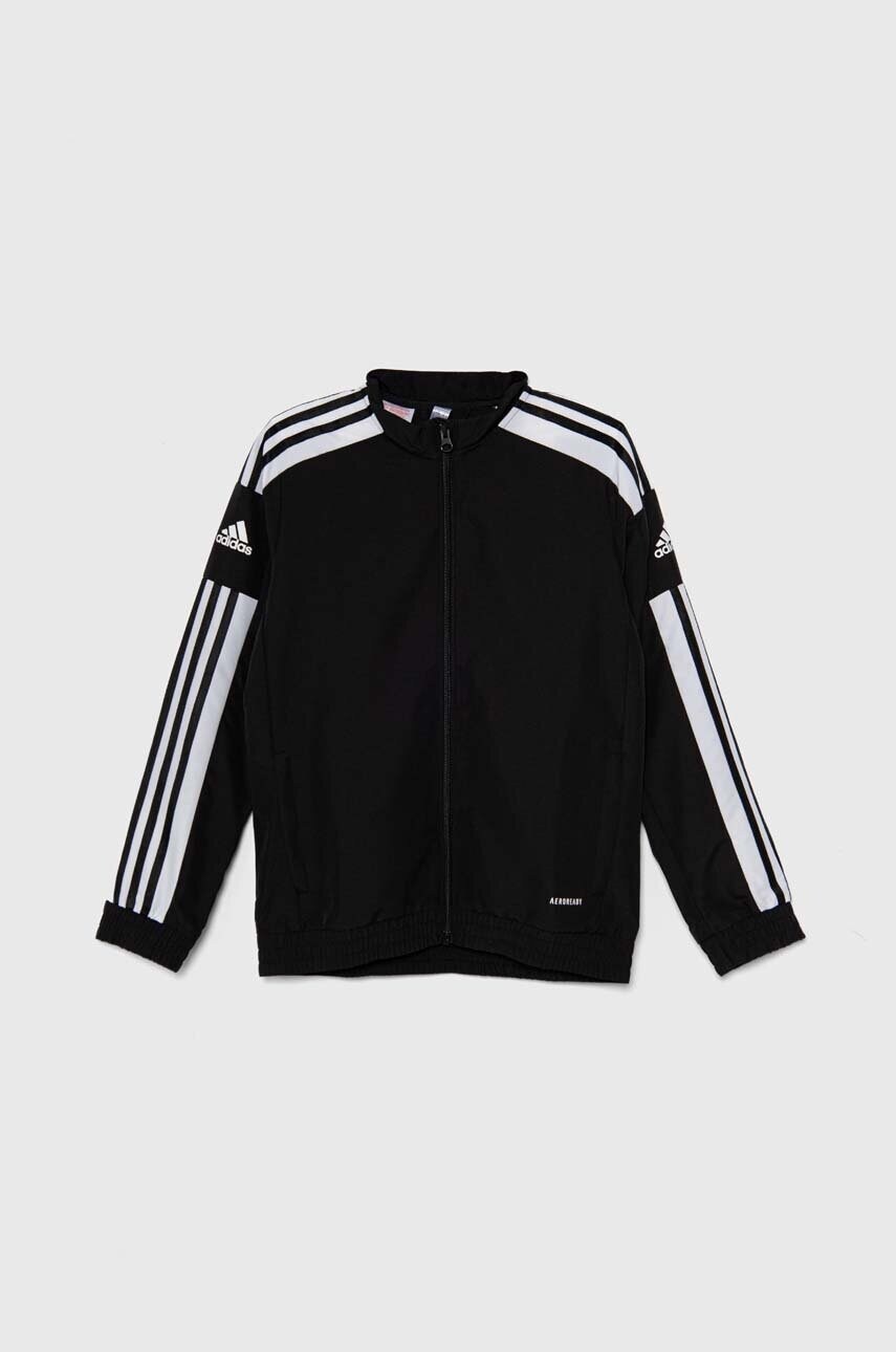 adidas Performance bluza copii SQ21 PREKT culoarea negru, cu imprimeu, GK9552 adidas Performance bluza copii SQ21 PREKT culoarea negru, cu imprimeu, GK9552