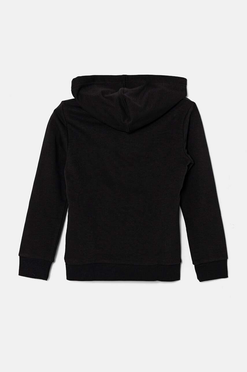 adidas gyerek felső U BL 2 HOODIE fekete, nyomott mintás, kapucnis, IV7323 termék 2. képe