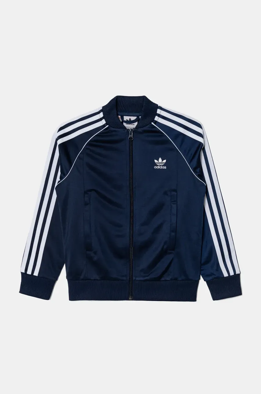 Otroški Pulover Adidas Originals SST TRACK TOP Mornarsko Modra Barva, IY7455