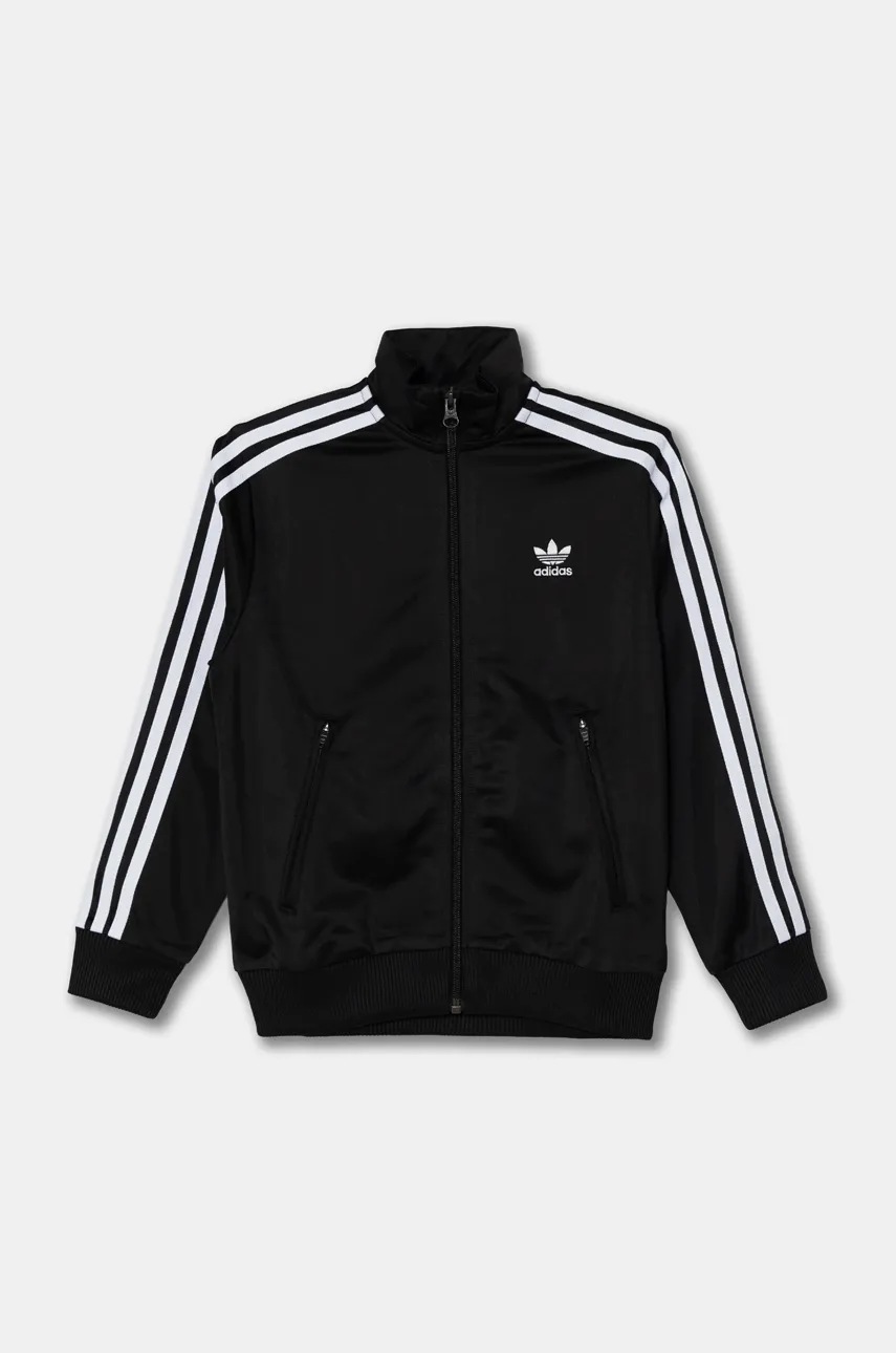 Детская кофта adidas Originals FIREBIRD TOP цвет чёрный с аппликацией IY9800 Детская кофта adidas Originals FIREBIRD TOP цвет чёрный с аппликацией IY9800