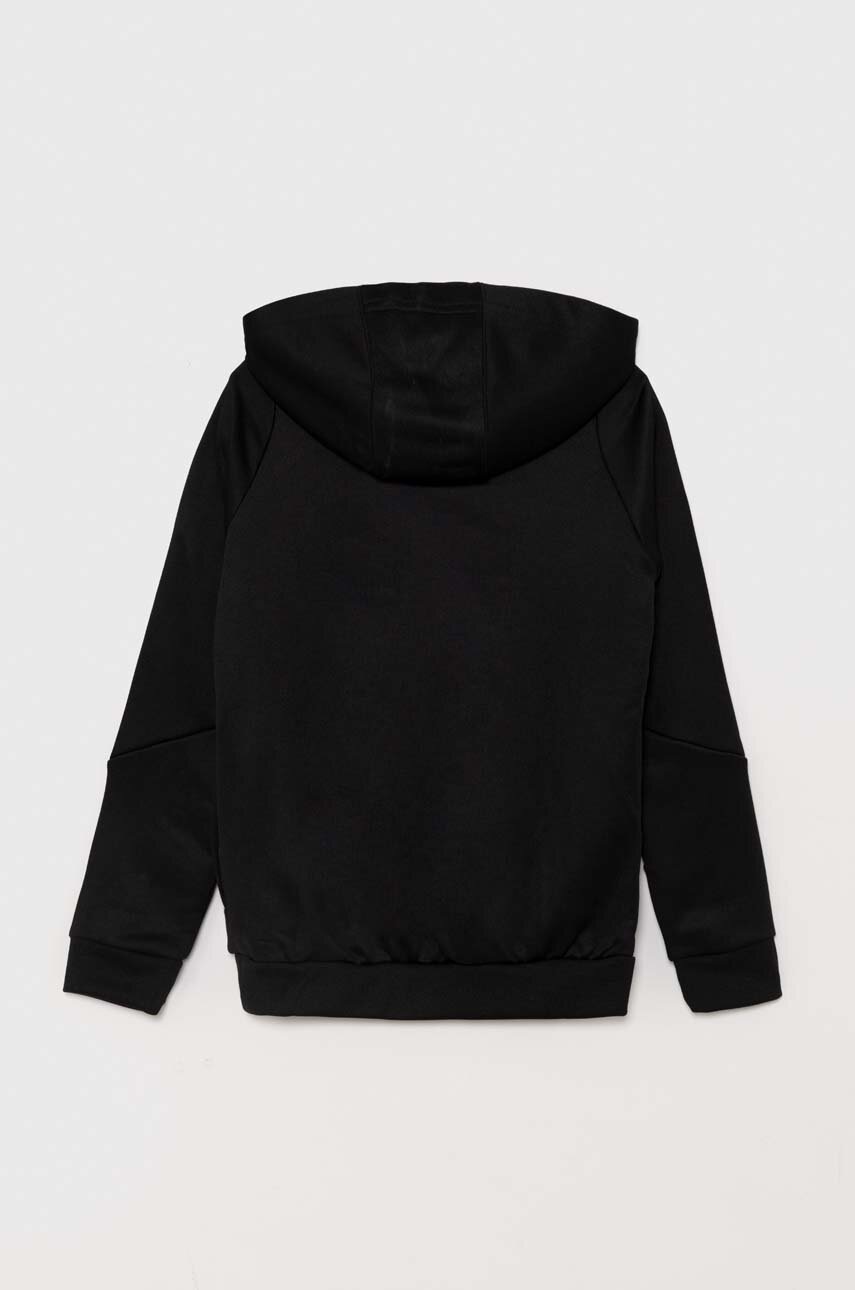 Детская кофта adidas Performance TIRO24 TRHOODY цвет чёрный с капюшоном с аппликацией IJ9960