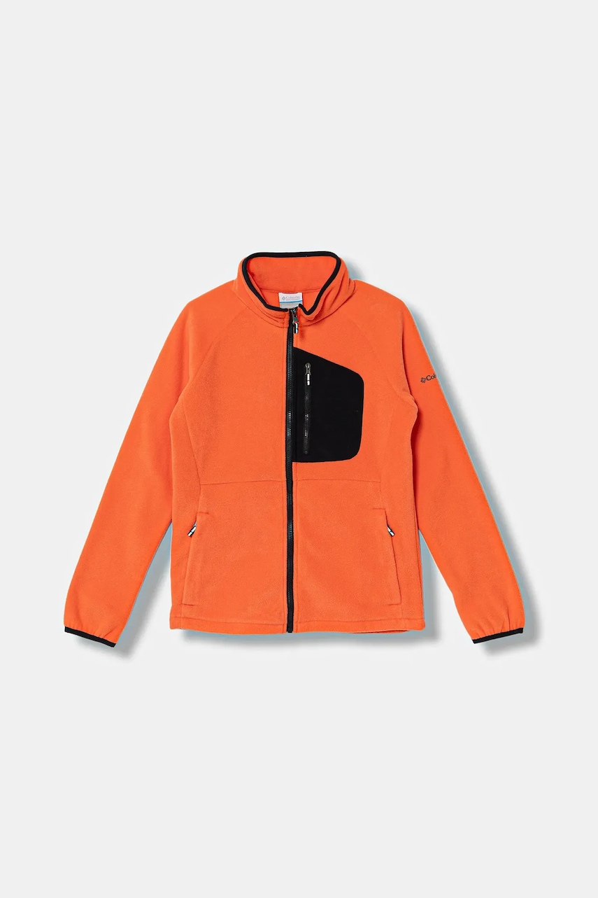 Columbia hanorac polar pentru copii Fast Trek IV culoarea negru, neted, 2087792