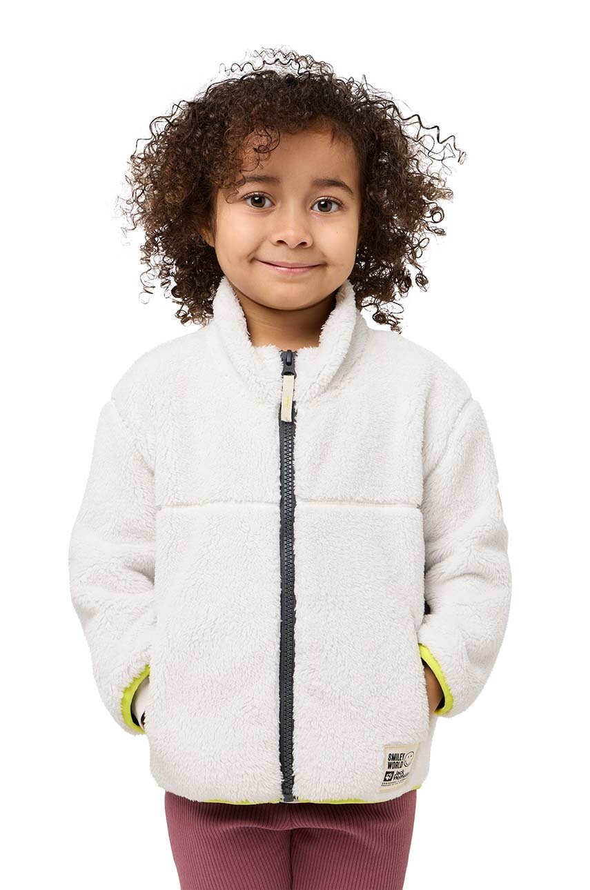 

Детски суичър Jack Wolfskin в бяло с изчистен дизайн A60297, Бял