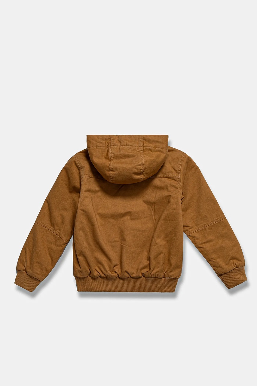 Детская куртка Quiksilver LETS GO TO SCHOOL цвет коричневый EQBJK03317