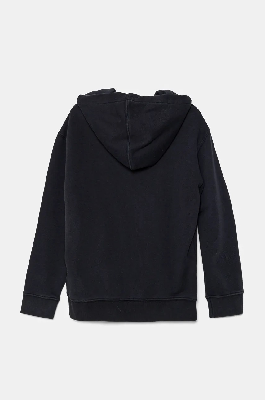 Детская кофта Quiksilver MERCURY HOODIE цвет синий с капюшоном с принтом AQBFT03112