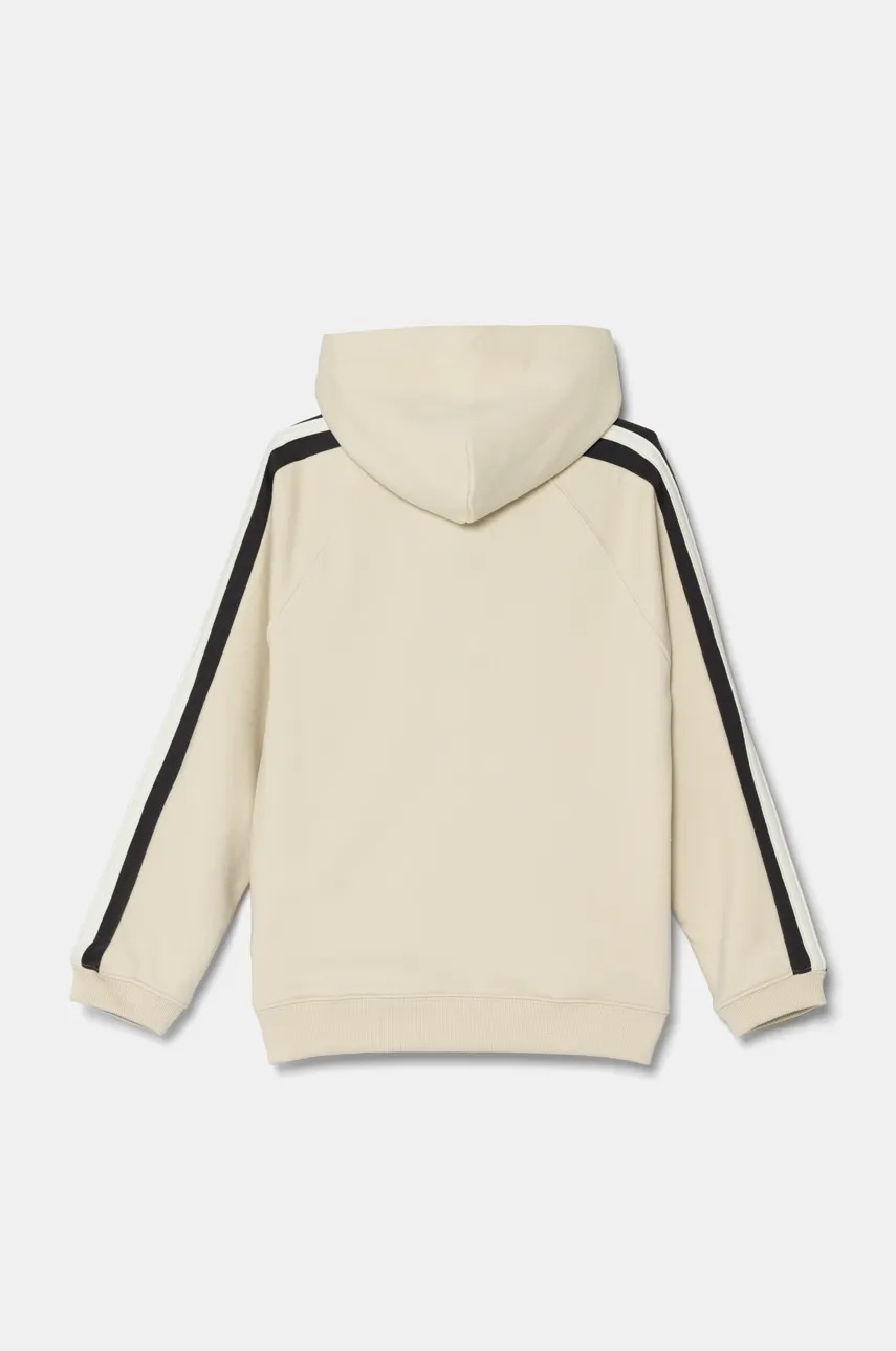 Детская кофта Quiksilver GRAYLING HOODIE цвет бежевый с капюшоном узор EQBFT03894