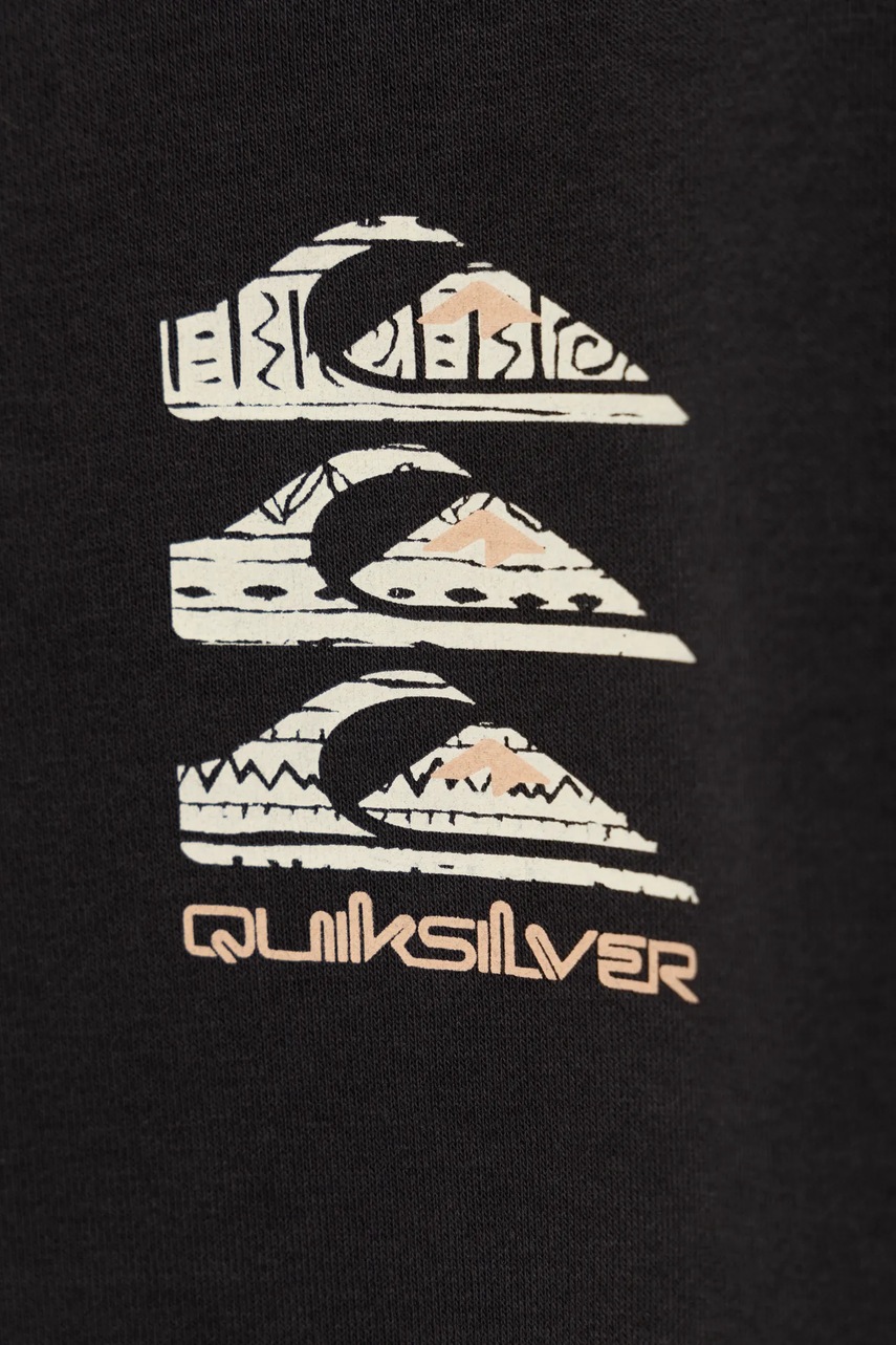 Quiksilver gyerek felső SCREEN HOODIE szürke, nyomott mintás, kapucnis, EQBFT03896 termék 2. képe