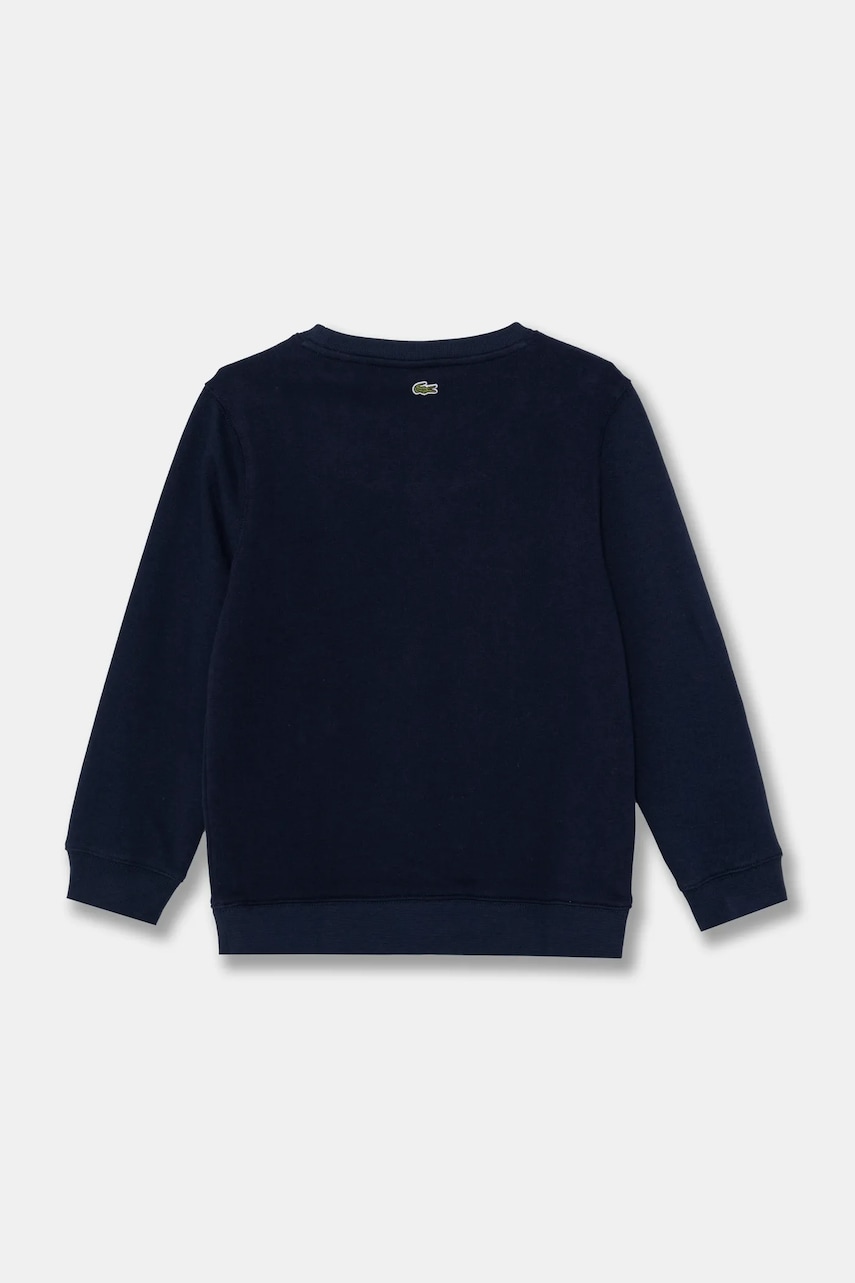 Детская кофта Lacoste цвет синий с принтом SJ2493 Детская кофта Lacoste цвет синий с принтом SJ2493