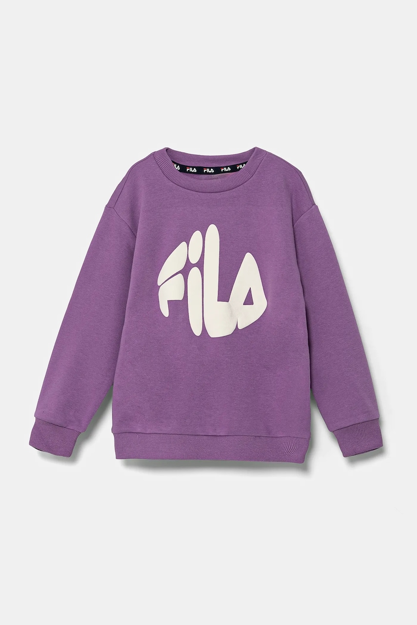 Fila bluză copii LIENEN culoarea violet, cu imprimeu, FAK0360 Fila bluză copii LIENEN culoarea violet, cu imprimeu, FAK0360