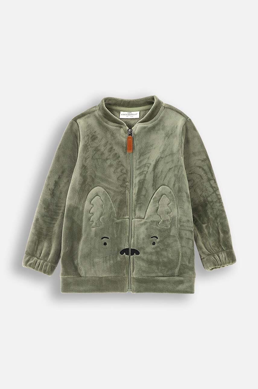 Coccodrillo bluza bebe culoarea verde, SMILE BOY NEWBORN