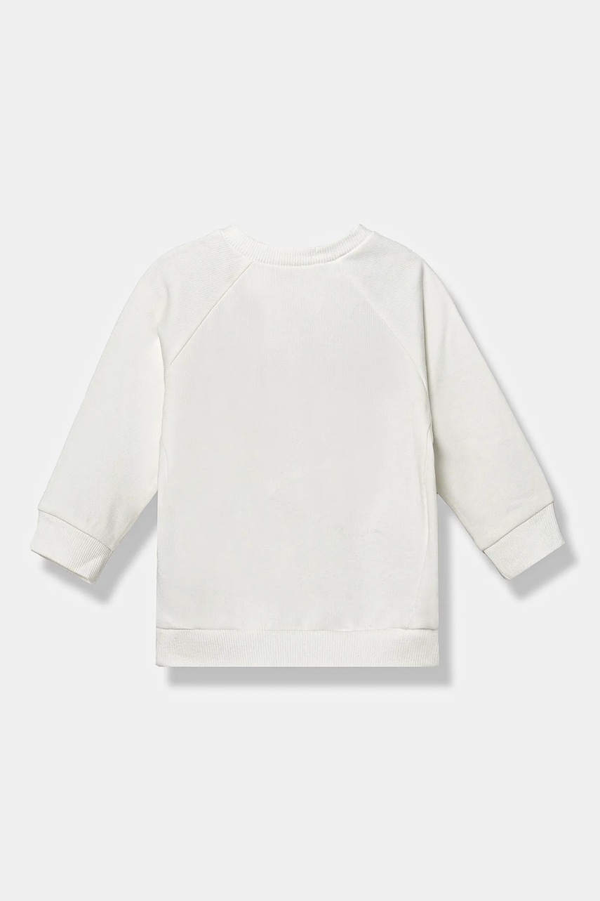 Детская кофта United Colors of Benetton цвет белый с аппликацией 36MJA105G
