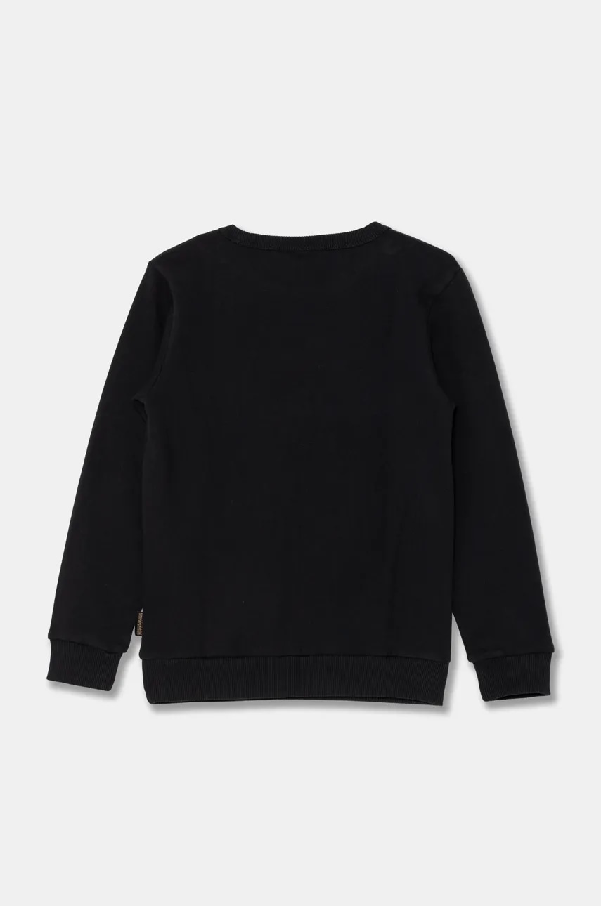 Детская кофта Napapijri B-CHAMOIS C цвет чёрный с принтом NP0A4HY30411 Детская кофта Napapijri B-CHAMOIS C цвет чёрный с принтом NP0A4HY30411