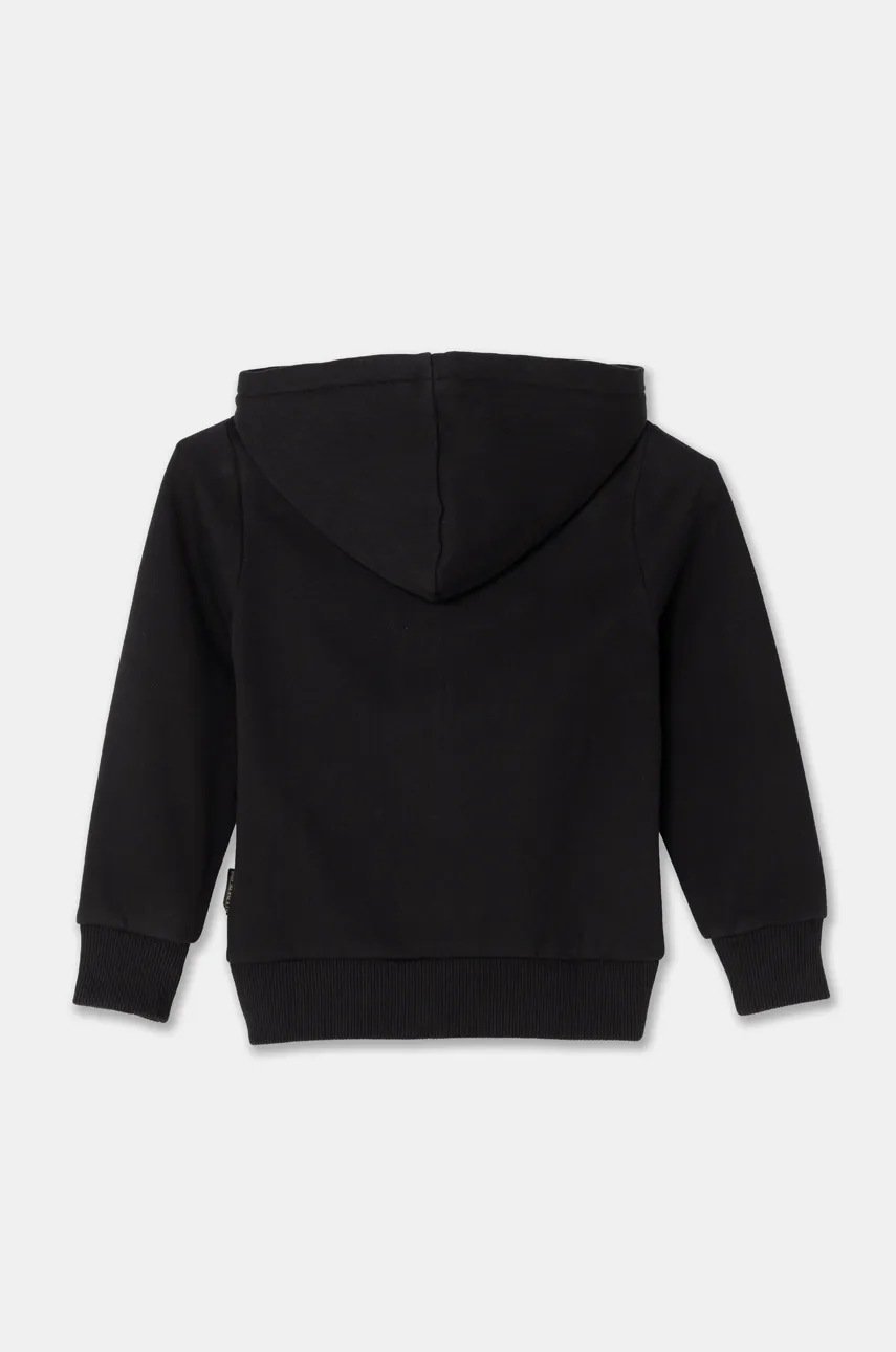 Детская кофта Napapijri B-CHAMOIS FZH цвет чёрный с капюшоном однотонная NP0A4HY50411 в Полтаве Детская кофта Napapijri B-CHAMOIS FZH цвет чёрный с капюшоном однотонная NP0A4HY50411 в Полтаве