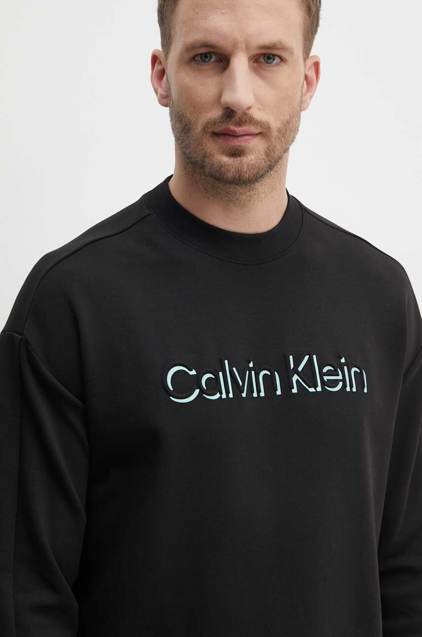 Кофта Calvin Klein чоловіча колір чорний з принтом K10K113081 