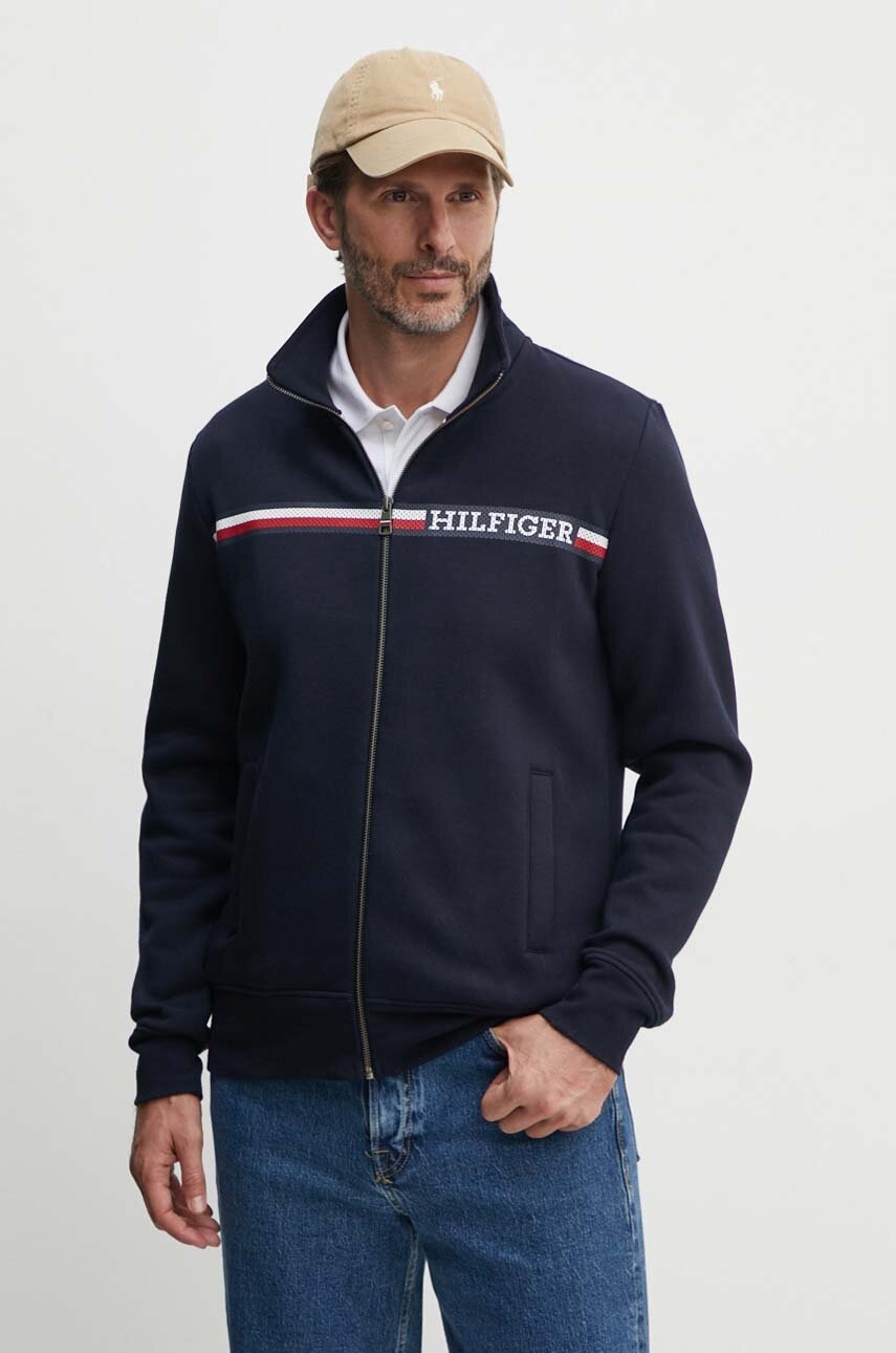 

Суичър Tommy Hilfiger в тъмносиньо с принт MW0MW36736, Тъмносин