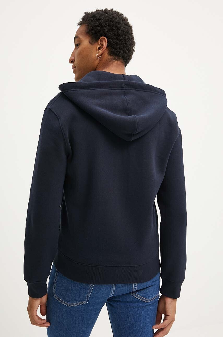 Guess Jeans felső sötétkék, férfi, sima, kapucnis, M4YQ28 K9V31 termék 2. képe