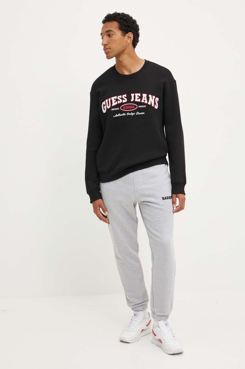 Μπλούζα Guess Jeans χρώμα: μαύρο, M4YQ20 K9V31 φωτογραφία