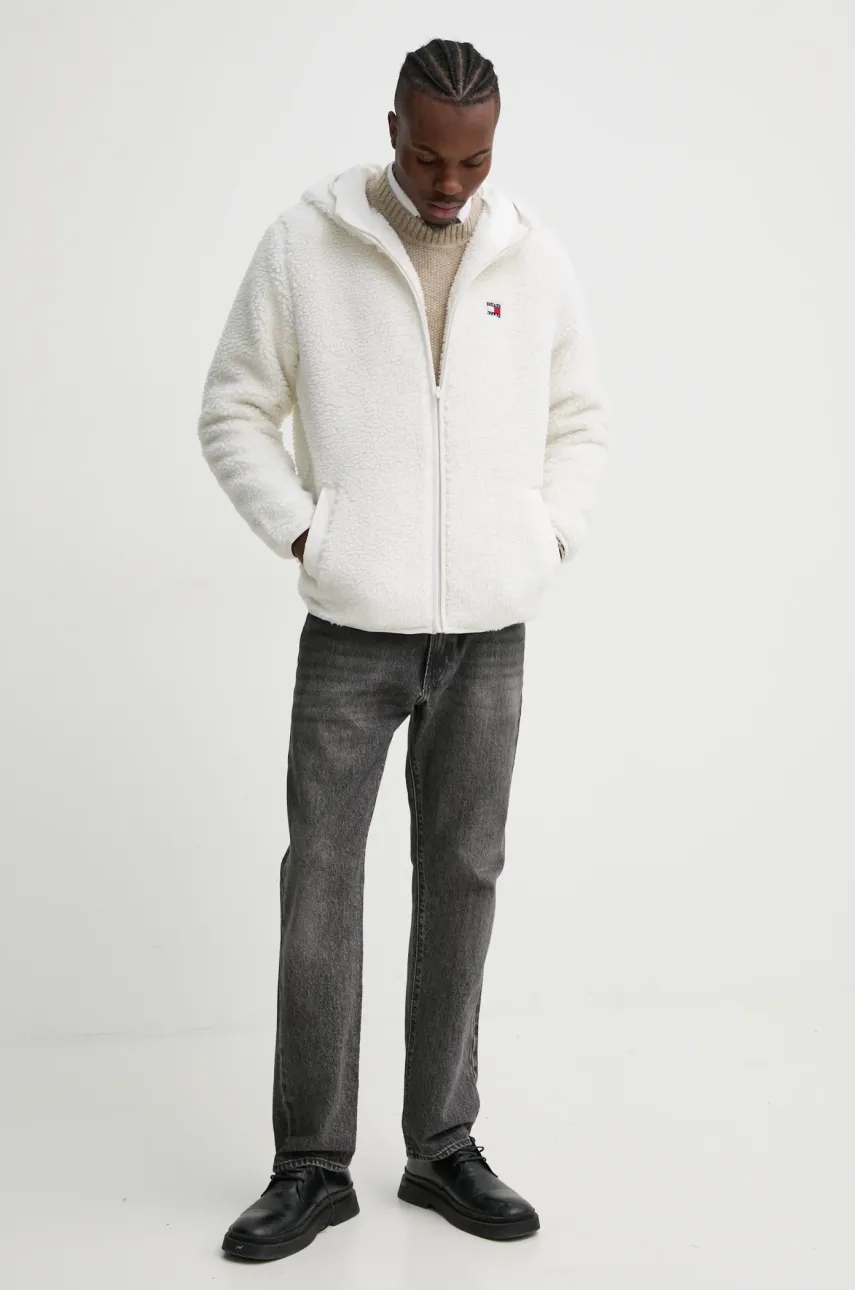 Флисовая кофта Tommy Jeans цвет чёрный DM0DM19224 Флисовая кофта Tommy Jeans цвет чёрный DM0DM19224