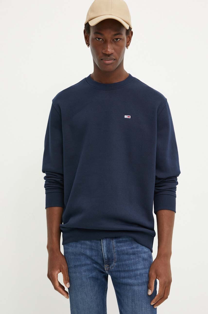 

Суичър Tommy Jeans в тъмносиньо с изчистен дизайн DM0DM20496, Тъмносин