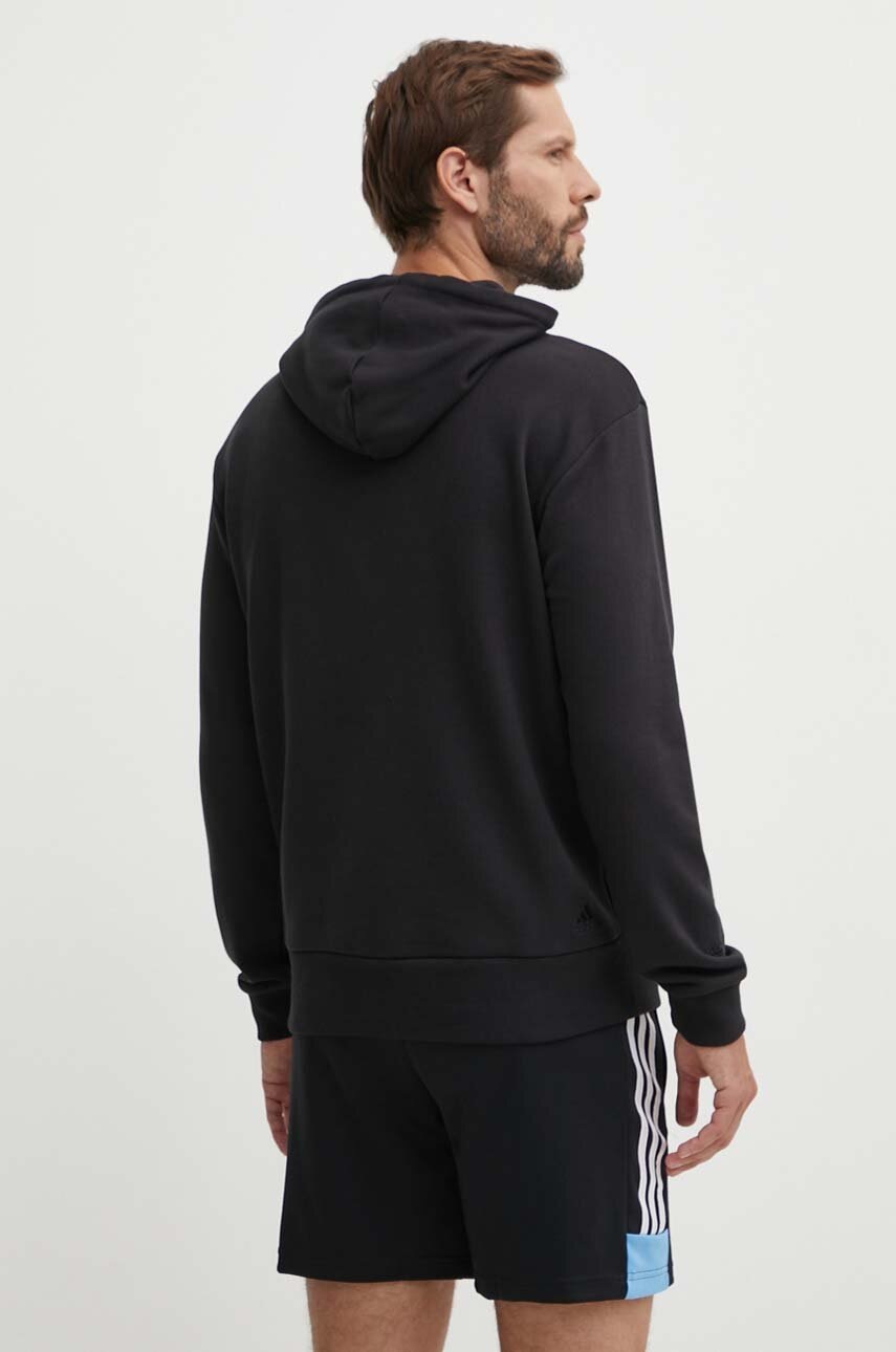 adidas felső Pride, x Pabllo Vittar fekete, férfi, nyomott mintás, kapucnis, IX3095 termék 2. képe