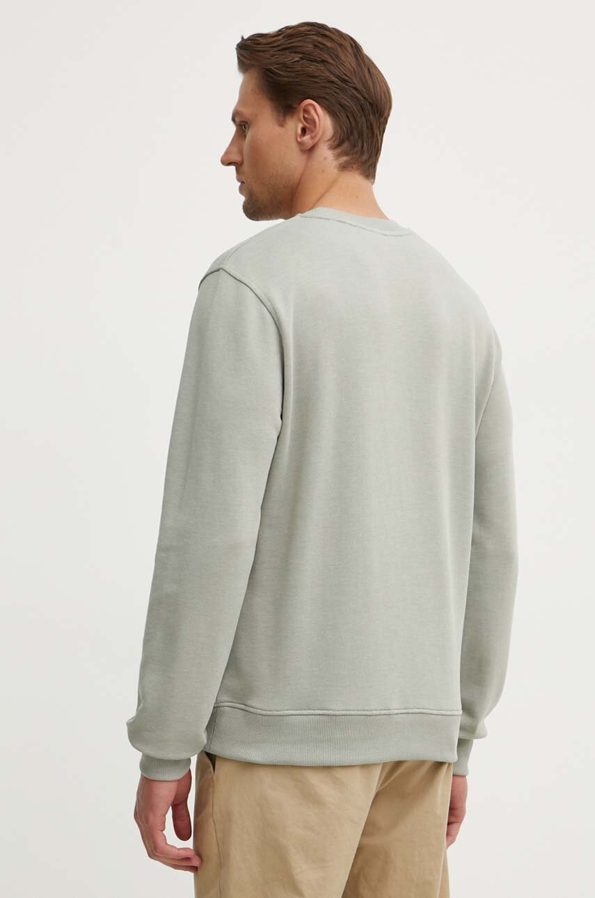 Pepe Jeans felső MANS CREW zöld, férfi, sima, PM582696 termék 2. képe