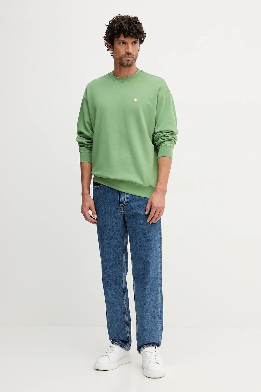 Хлопковая кофта United Colors of Benetton однотонная 342ZU1093 Хлопковая кофта United Colors of Benetton однотонная 342ZU1093