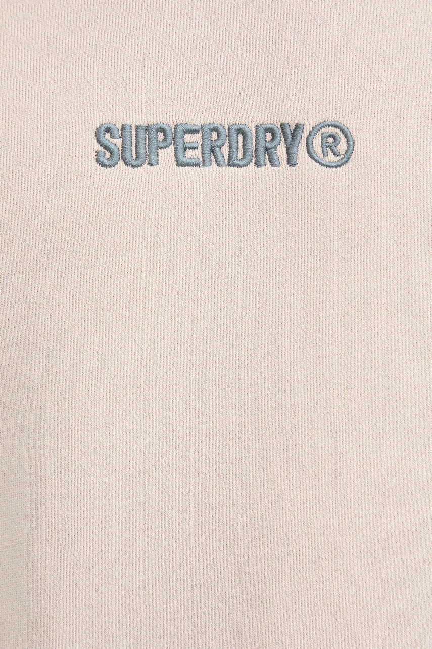 Μπλούζα Superdry χρώμα: μπεζ, με κουκούλα, M2013727A-7MO φωτογραφία
