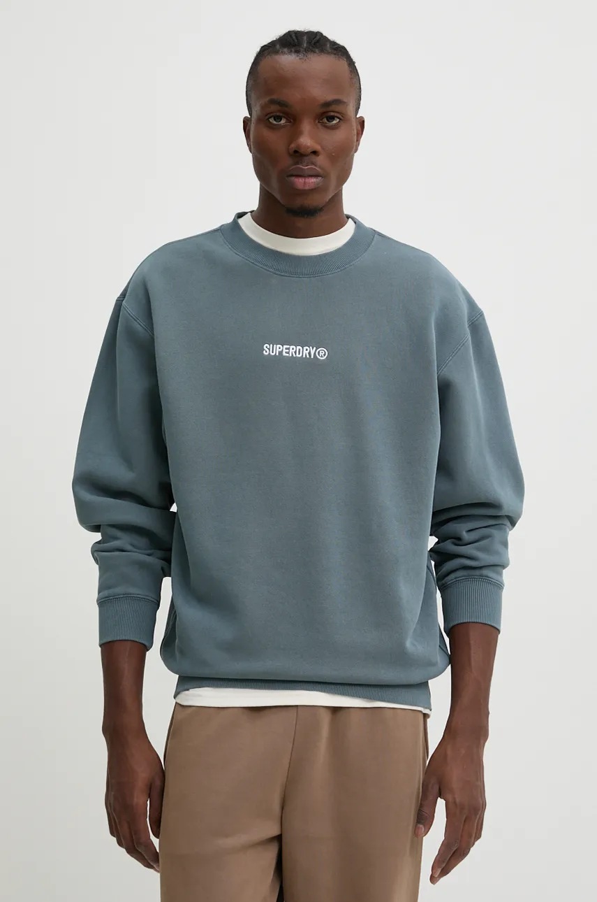 

Суичър Superdry в синьо с апликация M2013734A-9VC, Син