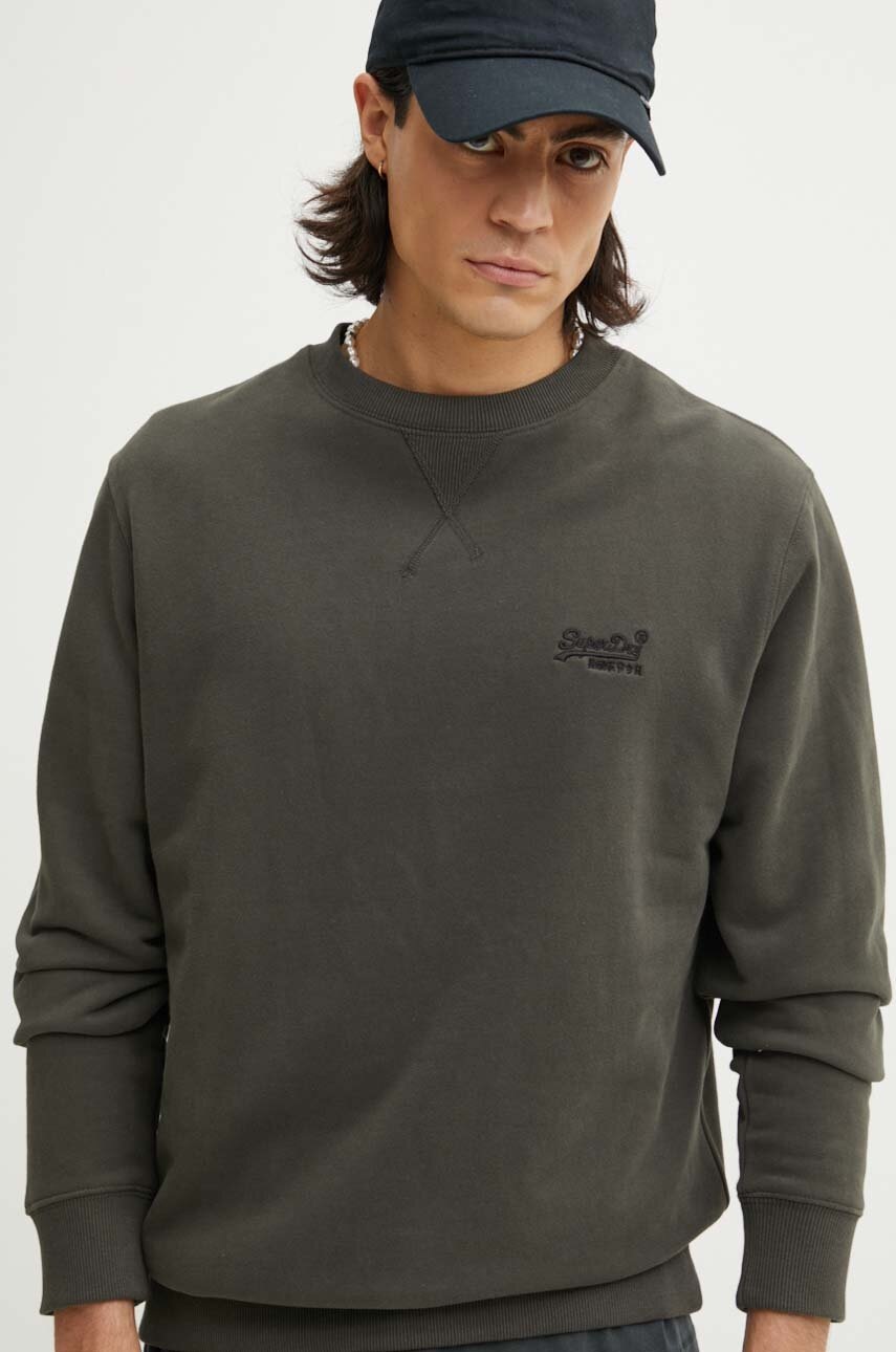 

Суичър Superdry в зелено с изчистен дизайн M2013751A-3JZ, Зелен