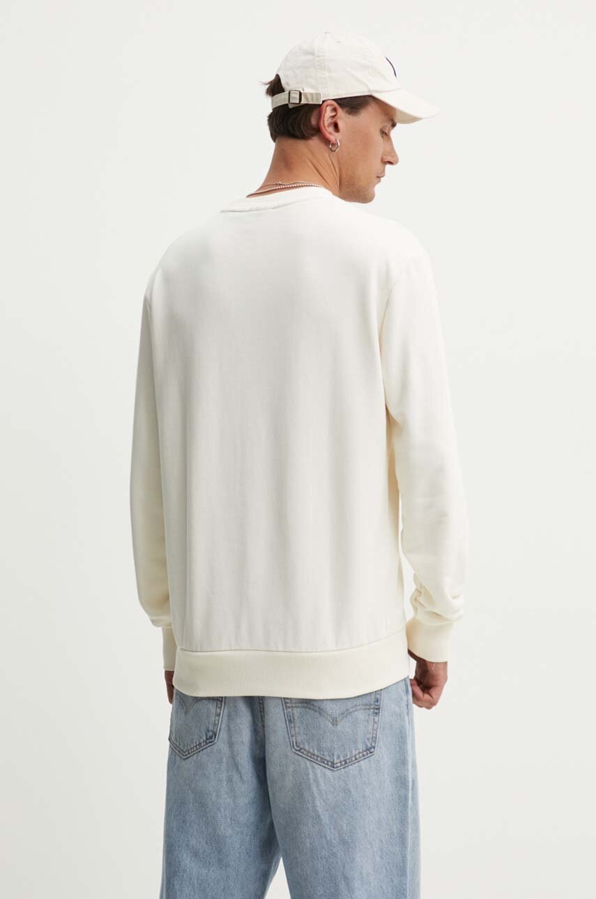 Βαμβακερή μπλούζα Superdry χρώμα: μπεζ, M2014112A-2YW φωτογραφία