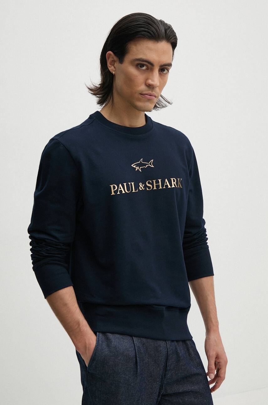 

Суичър Paul&Shark в тъмносиньо с принт 14311815, Тъмносин