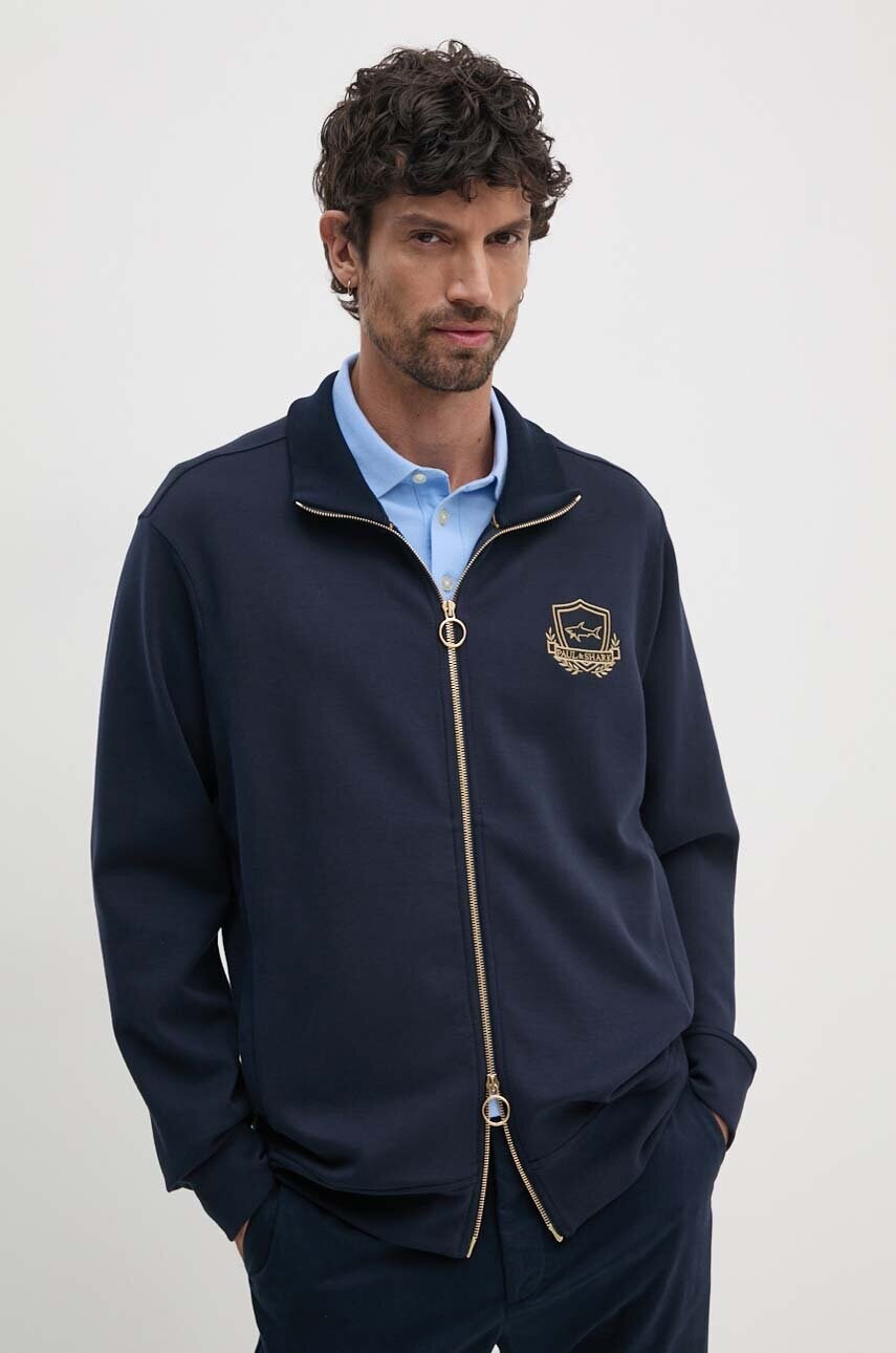 Paul&Shark bluza barbati, culoarea albastru marin, cu imprimeu, 14311818