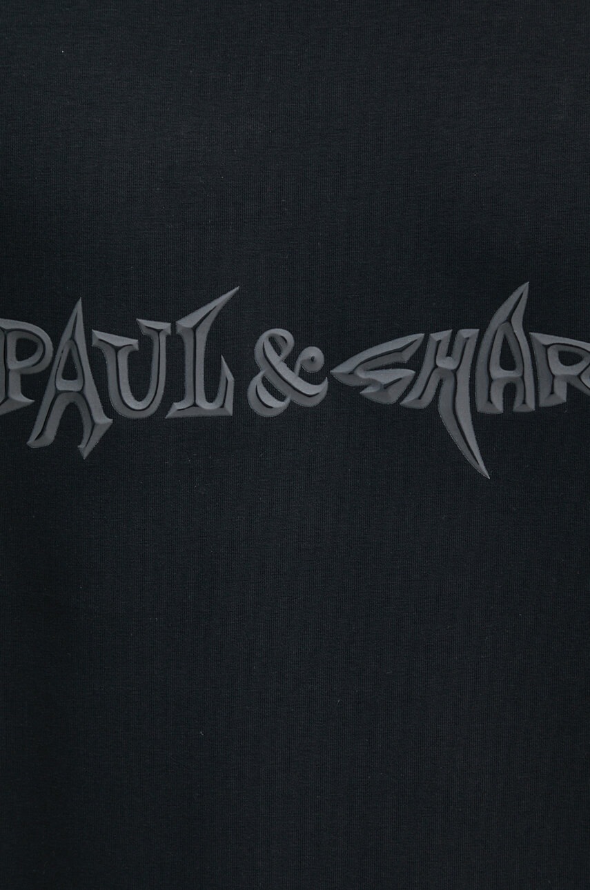 Кофта Paul&Shark чоловіча колір чорний з принтом 14311836 